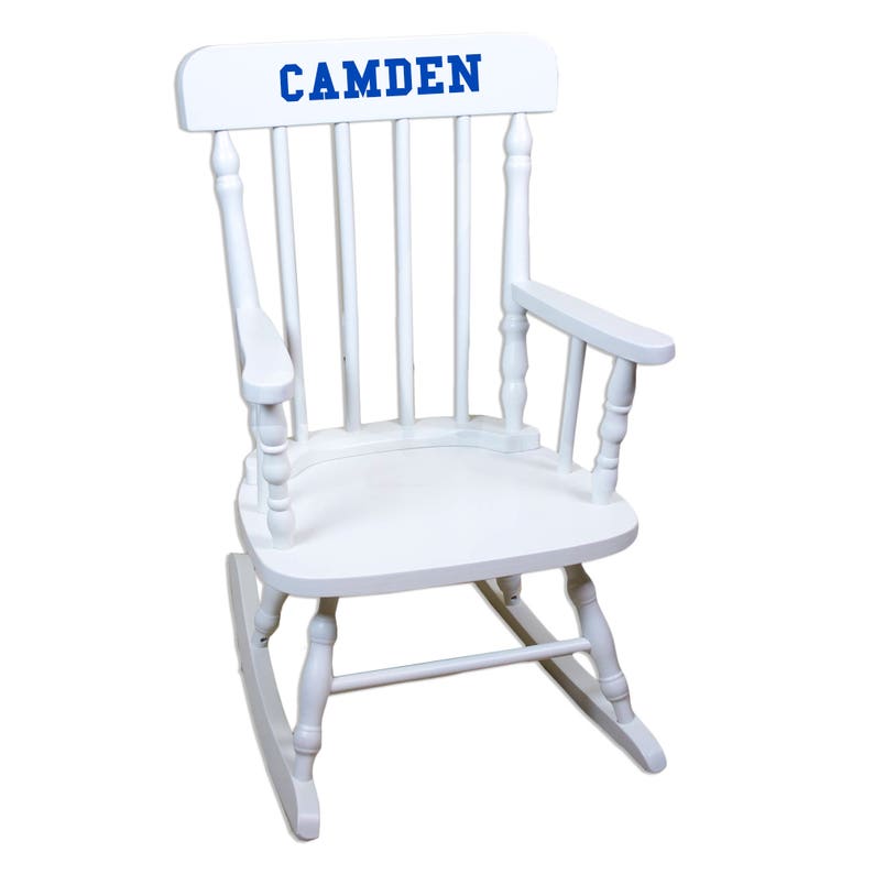 Childs Rocking Chair Personalized Childs Rockers With Just Etsy