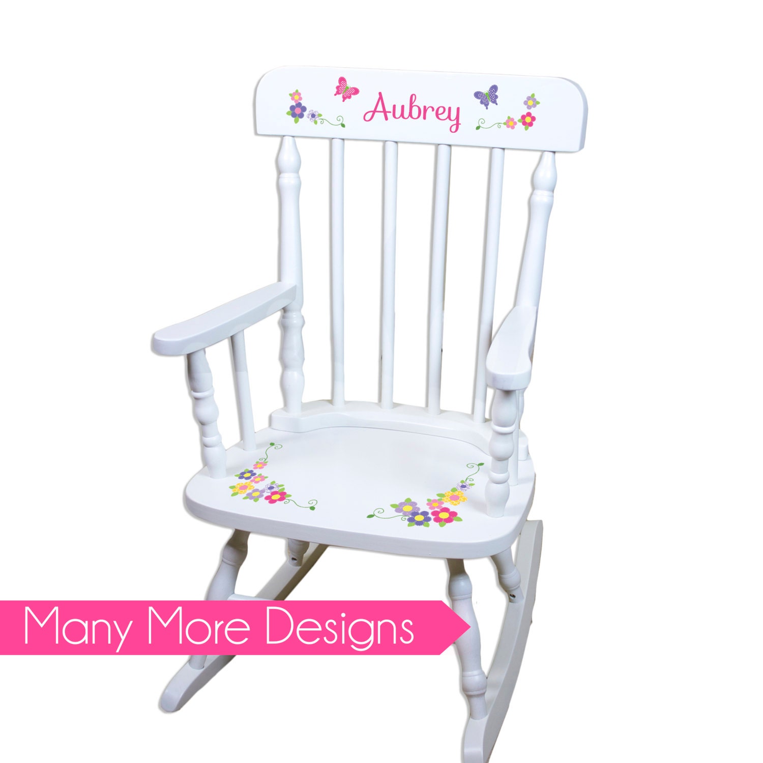 Childs Rocking Chair Personalized Childs Rockers Childrens Etsy