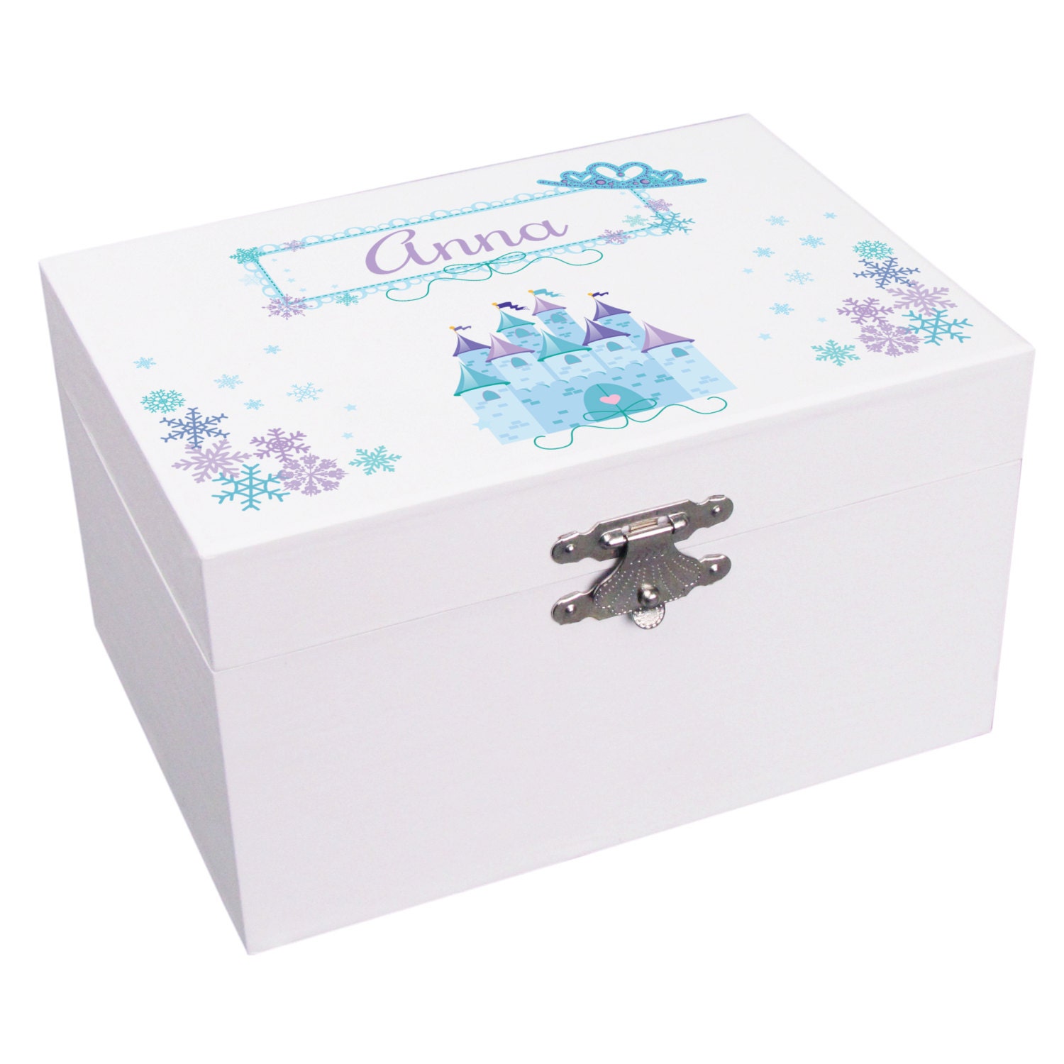 Frozen Princess Jewelry Box Personalized Girls Musical Etsy