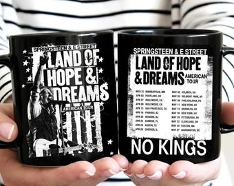Bruce Springsteen Tour 2026 Mug Tasse à café en céramique