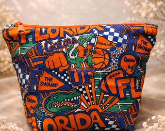 Florida Gators College Football Print Stand-Up-väska med dragkedja