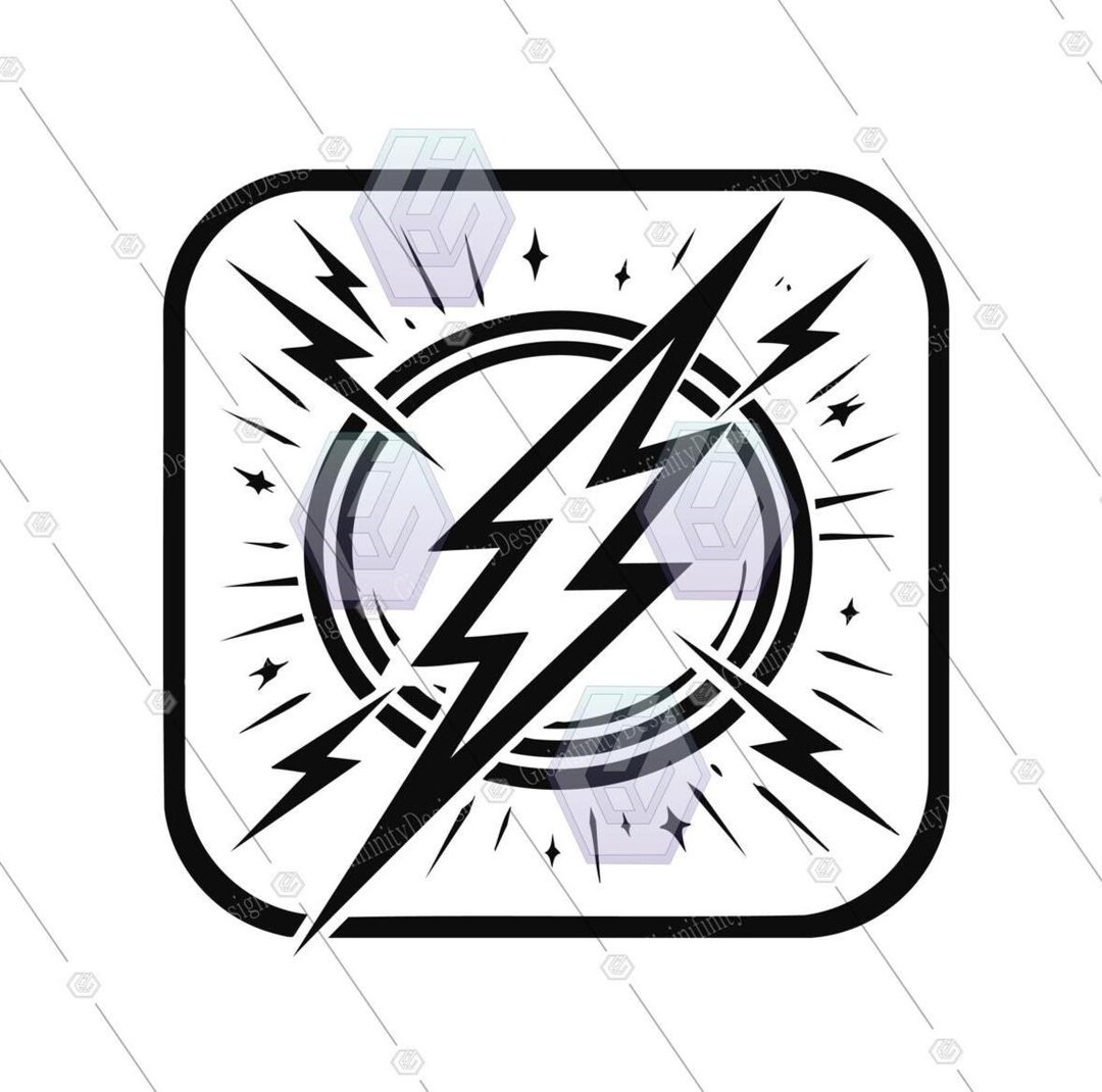 Lightning Bolt Logo SVG, Electric Power Icon, Flash Symbol Vector ...