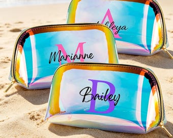 Custom Makeup Bag,Name Gift bags, Bridesmaid Gift,Personalized Toiletry Bag,Bachelorette Party Favor,Girls Trip Gifts,Girls Party Favors