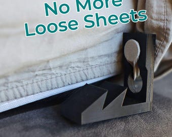 Easy-Use Bed Sheet Clamps – Non-Slip, Fits most beds