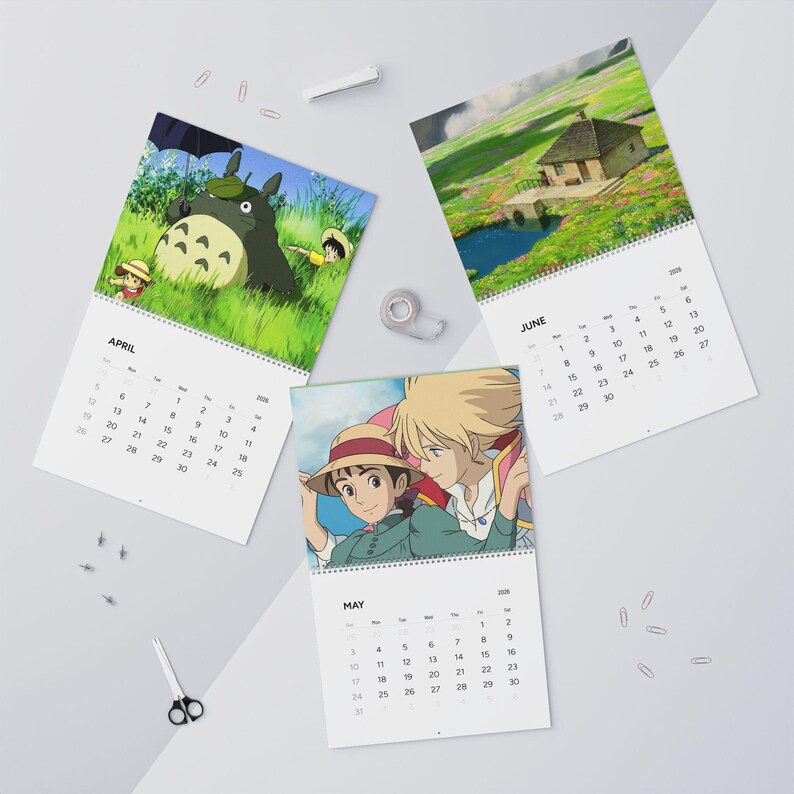 Studio Ghibli-kalendrar (2026) bild 5