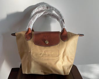 Vintage Polyamide Canvas Top Handle Bag – Desert Tan Mini Tote