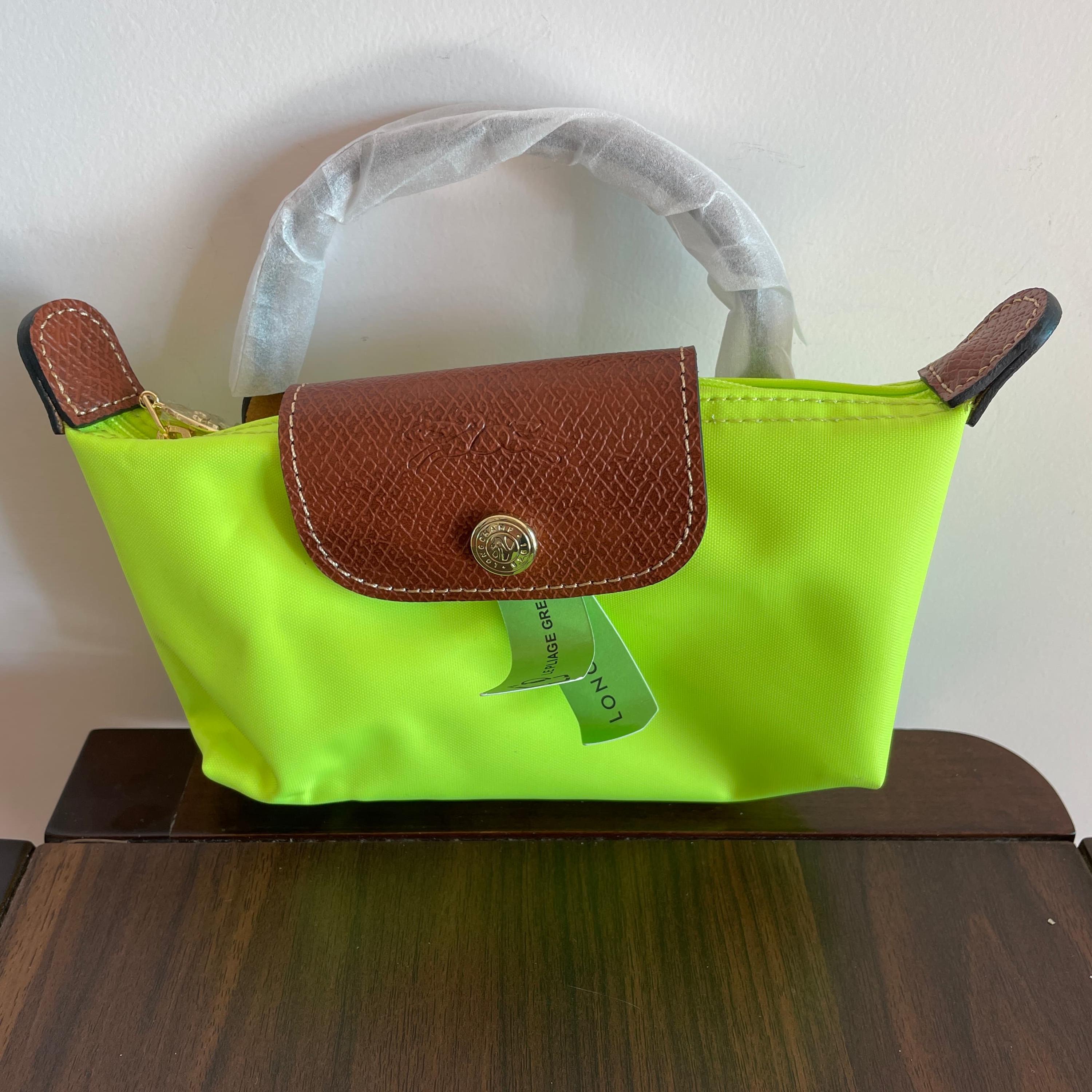 y2k MIMCO トートバッグ レザー ターンロック がま口 ベージュ 保存袋