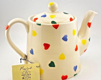 Moorland Staffordshire THEEPOT Chelsea Works Burslem ENGELAND Rainbow Hearts