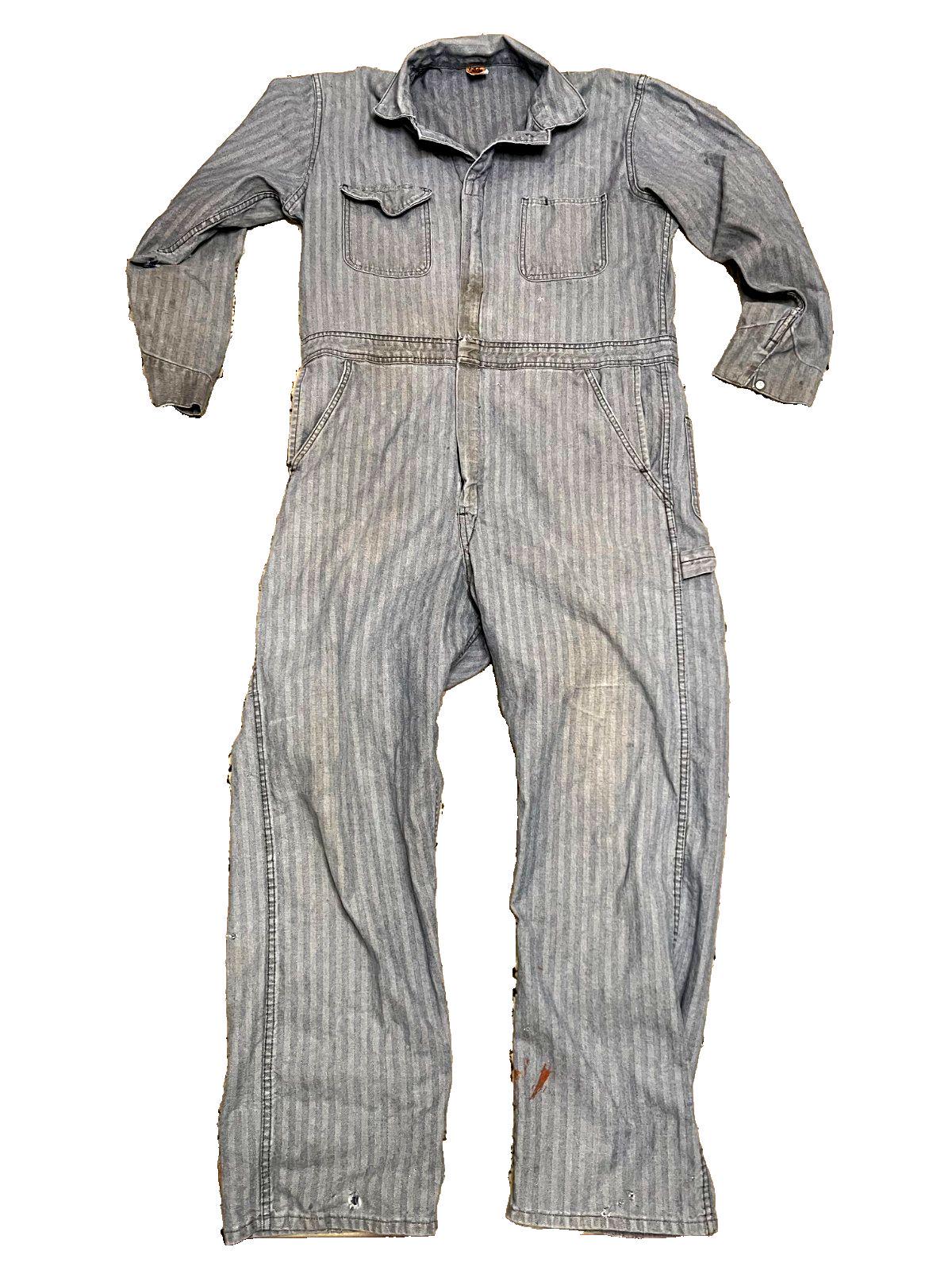 Railroad Stripe Coveralls - Etsy
