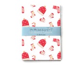 Winter Hats and Gloves - Custom Bullet Journal - Traveler - Notebook - Exercise Book