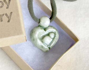 Mother & Baby Pendant - Ready to Ship or Made to Order