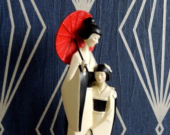 Artforum Waterlily, My Child Figurine, Rare Collectable Japanese Art Figurine