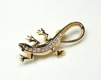 Vintage Lizard Brooch