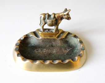 Brass Pin Tray, Brass Clovelly Donkey, Change Dish