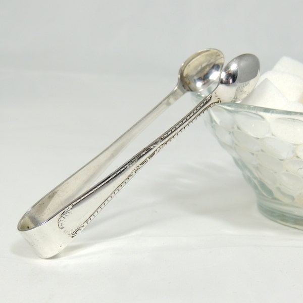 Sugar Tongs Silver Plated