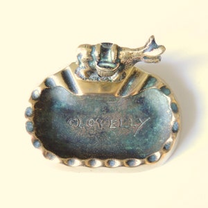 Brass Pin Tray, Brass Clovelly Donkey, Change Dish image 2