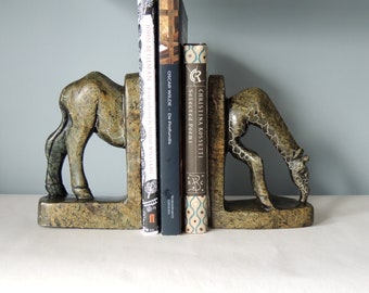 Bookends, Giraffe Bookends, Stone Giraffe