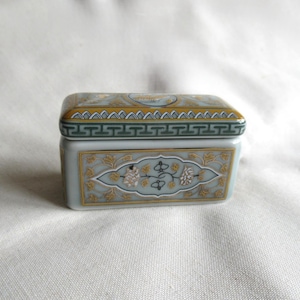 vintage des années 90 Del Prado boîte à pilules à couvercle en porcelaine fine bibelots ep.55 oiseau fini à la main (28021)