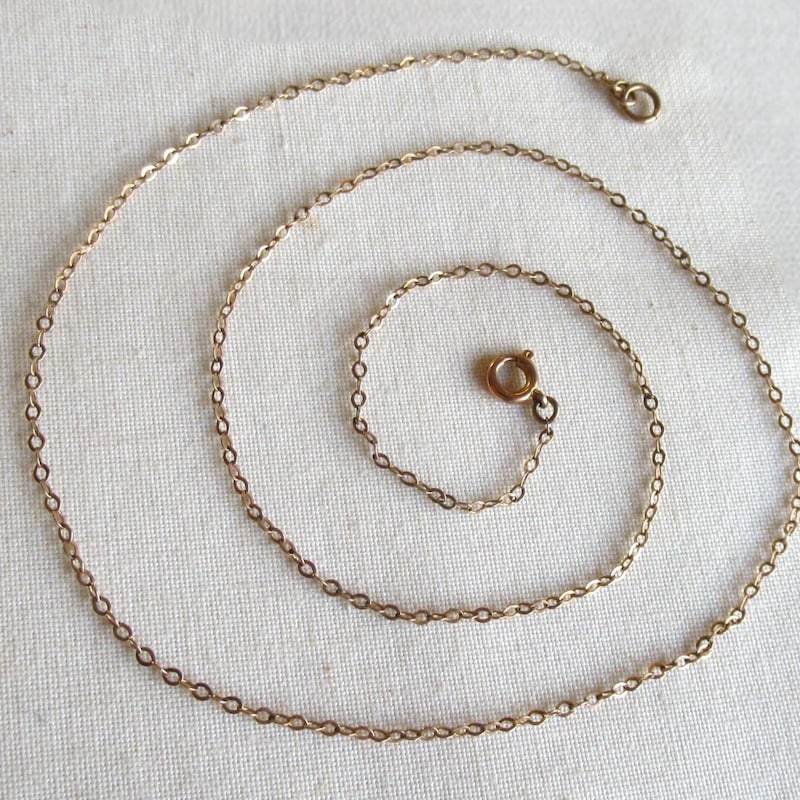 9ct Gold Chains 18 Inch - Etsy