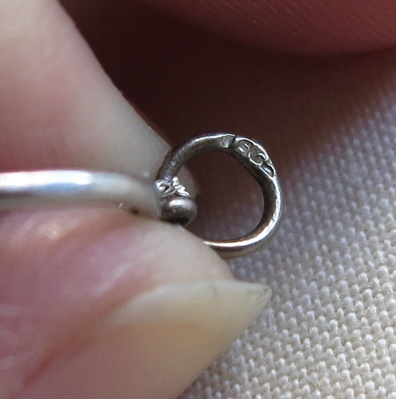 9592 Vintage 80/'s sterling silver heart shape pendant set with a clear stone necklace chain 20 inches love valentine 925