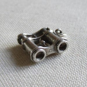 Vintage 60&#39;s sterling silver binoculars charm bird watching 925 (27940)