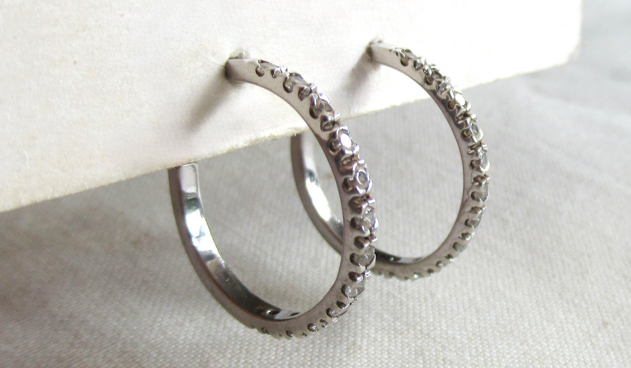 Vintage Cubic Zirconia Engagement .925 Sterling Silver Size
