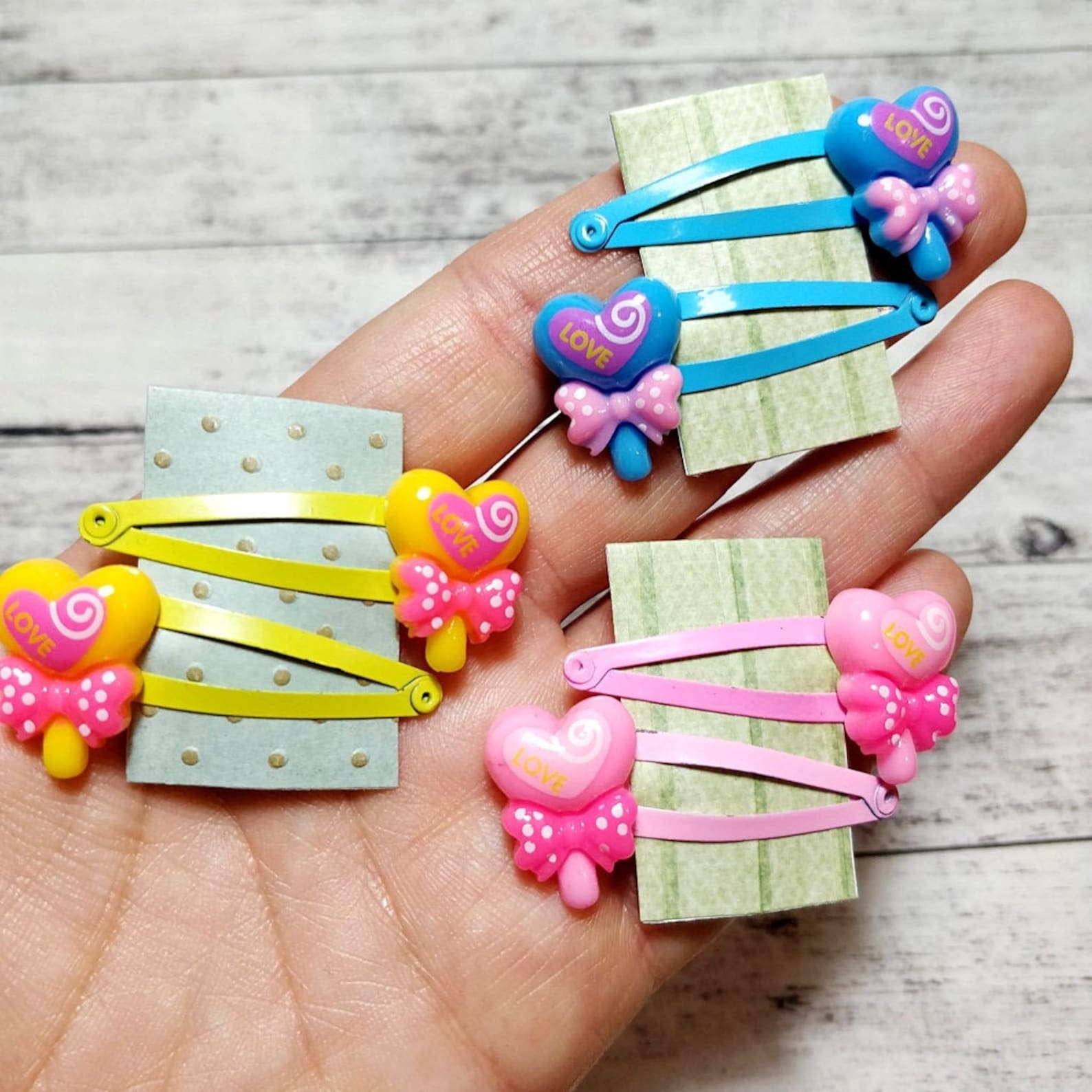 Sweet lollipop candy Doll hair clips for bjd doll pullip Etsy
