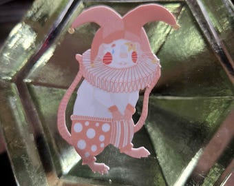 Clown Rat Sticker
