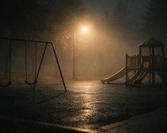 Pakiet tapet na pulpit Liminal Night – niesamowite, mroczne tła w stylu kinowym