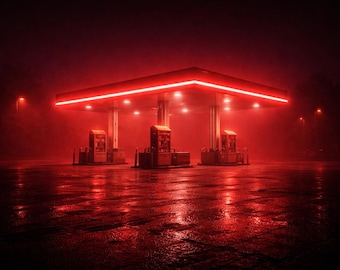 Neon Afterglow Vol 2 – 20 mrocznych neonowych tapet na pulpit – estetyczne tła – do natychmiastowego pobrania