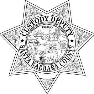 Abzeichen des stellvertretenden Sheriffs von Santa Barbara, Kalifornien (SVG-Datei)