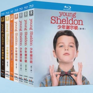 Blu-ray TV Series Young Sheldon Complete Seasons 1-7 - 12 Discs