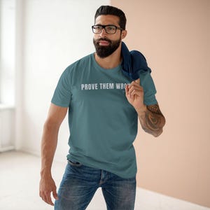 Prove Them Wrong Quietly T-Shirt, Minimalist Motivational Tee image 5