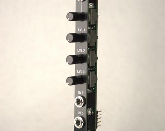 Módulo mezclador Eurorack de 3 canales / 2 hp