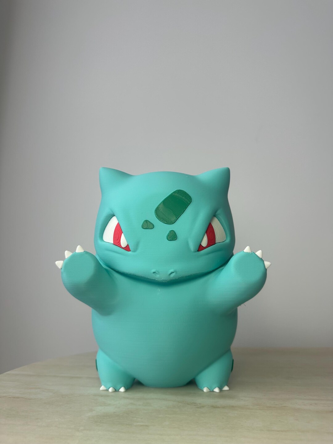 Angry Bulbasaur Inspired 3D Printed Figure | Pokémon Inspired Window ...