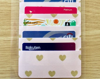 Planner Credit Card Holder, Choose Your Size, Made To Order