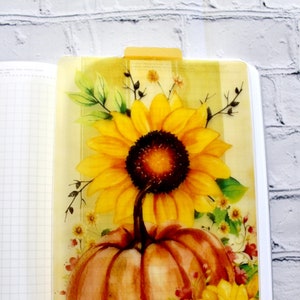Hobonichi/Stalogy Pencil Board, Fall Print, Laminated, Writing Board, Writing Mat, Shitajiki, Tabbed Divider, Choose Your Size