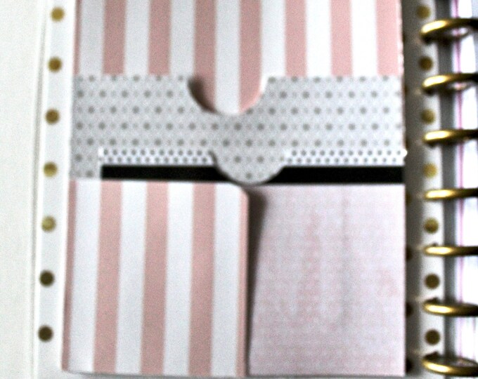 Happy Planner Classic Inside Cover Pockets Laminated Pockets Etsy