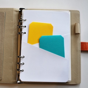 Planner Folder with 2 Pockets, A5 Size, Choose Laminated or Not