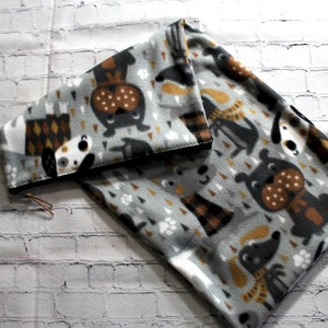 Luxury Heating Pad Cover, Cozy Fleece Cover With Zipper Closure, Choose Your Size, Dog Print