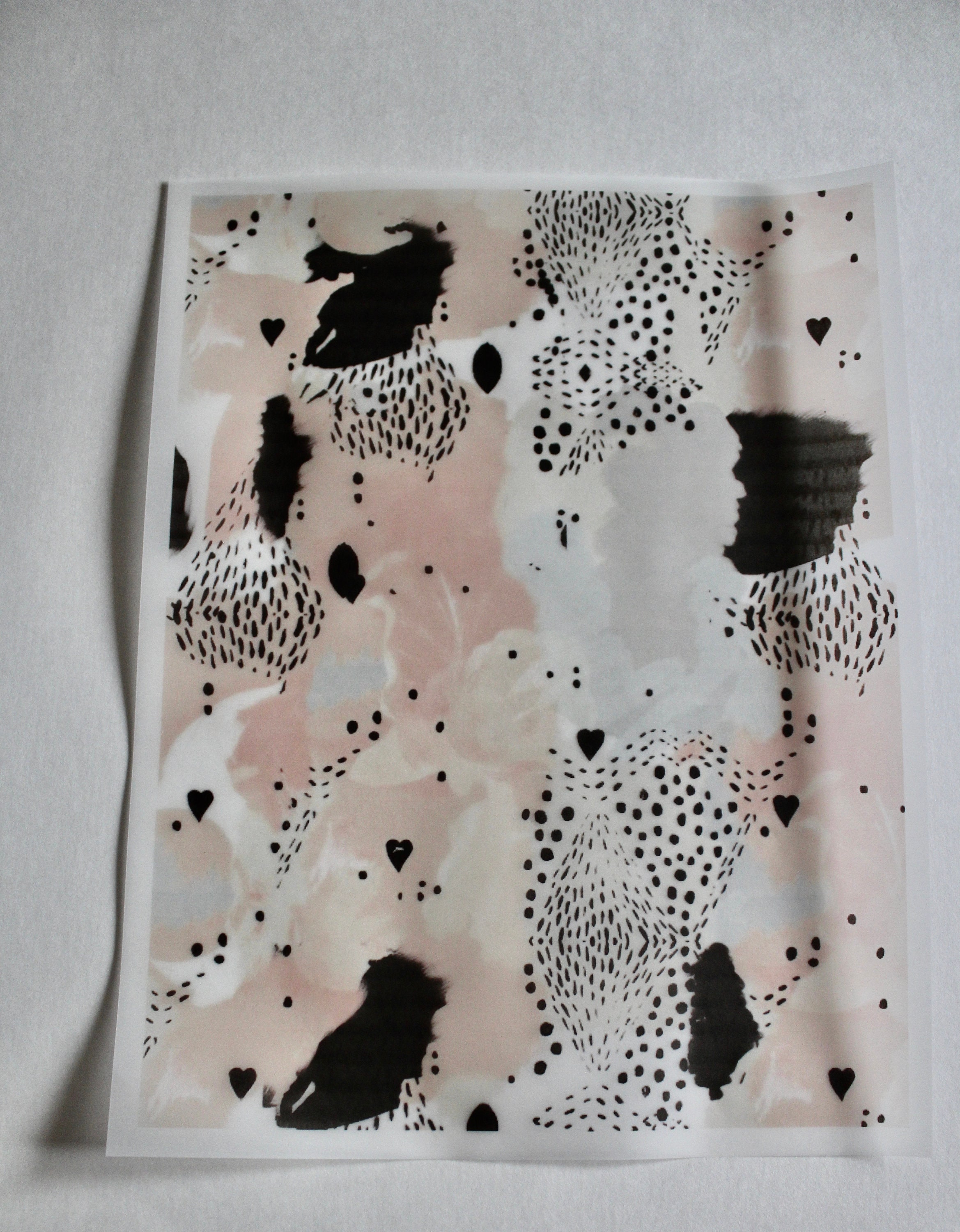 Printed Vellum Sheets Set of 3 Decorative Vellum Patterned Etsy UK