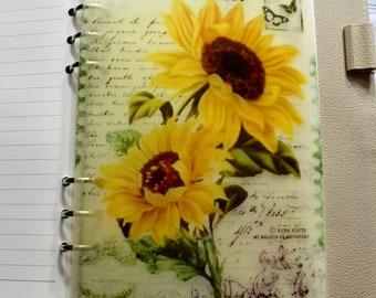 Planner Dashboard Choose Your Size, Dividers, Planner Inserts, Planner Accessories, Choose Your Size, Sunflowers