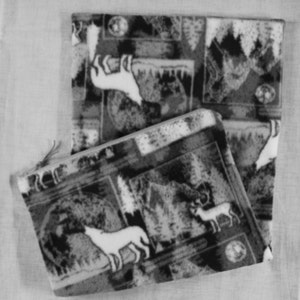Luxury Heating Pad Cover, Cozy Fleece Cover With Zipper Closure, Wolves And Moons Patch, Choose Your Size