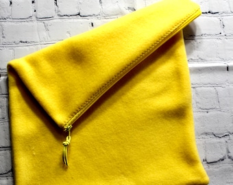 Luxury Heating Pad Cover, Cozy Fleece Cover With Zipper Closure, Lemon Yellow, Choose Your Size