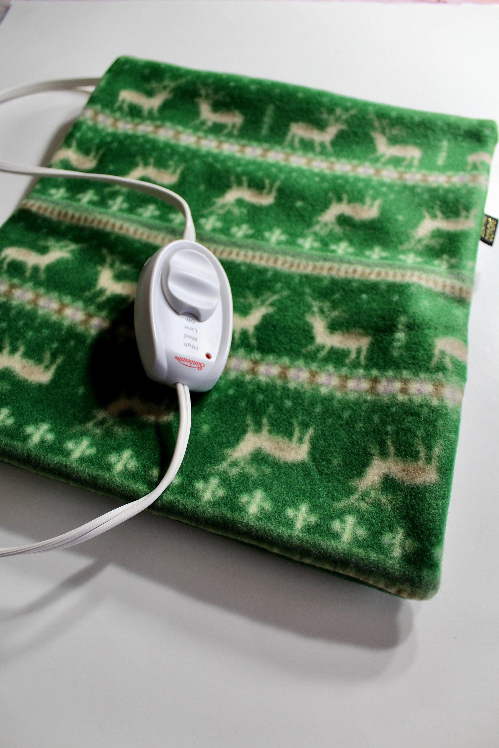 Luxury Heating Pad Cover Cozy Fleece Cover With Zipper Etsy