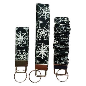 Halloween Spider Key Fobs, Halloween Wristlets, Spider Weds Keychain, You Choose