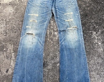 EDWIN 503 blaue Reise-Schlag-Bootcut-Denim-Jeans