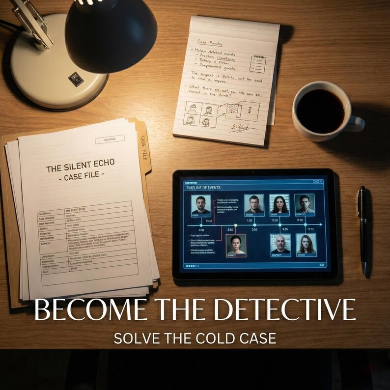 Printable Murder Mystery - the Silent Echo | Cold Case File | Smart ...