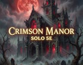 Solo 5E Adventure PDF | Whispers of the Crimson Manor | Level 3 Gothic Horror Campaign | One Player TTRPG Module | Escape Room Tabletop Game