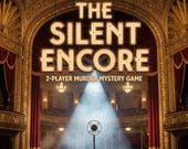 Printable Murder Mystery - Sins of Red Velvet | 1920s Gatsby Cold Case File | Silent Film Detective Game | Date Night | PDF